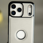 iPhone 17 Pro Max JTP PU Leather Logo Cut Case Premium Finish Cover