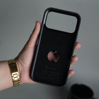 iPhone 17 Pro Max Leather Case | Classic Middle Stitched PU Back Cover