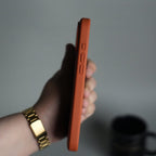 iPhone 17 Pro Max Leather Case | Classic Middle Stitched PU Back Cover