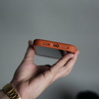 iPhone 17 Pro Max Leather Case | Classic Middle Stitched PU Back Cover