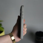 iPhone 17 Pro Max Leather Case | Classic Middle Stitched PU Back Cover
