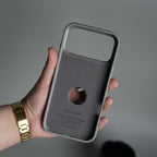 iPhone 17 Pro Max Leather Case | Classic Middle Stitched PU Back Cover