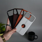 iPhone 17 Pro Max Leather Case | Classic Middle Stitched PU Back Cover