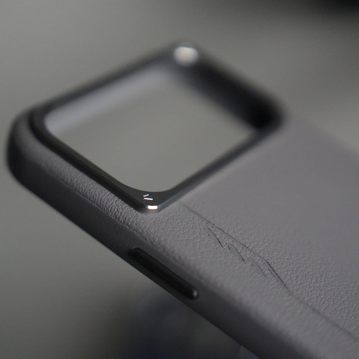 iPhone 17 Pro Max Leather Texture MagSafe PVC NUIU Case With Metal Camera Bump