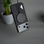 iPhone 17 Pro Max Leather Texture MagSafe PVC NUIU Case With Metal Camera Bump