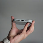 iPhone 17 Pro Max Liquid PC MagSafe Case | Soft Touch Back Cover with Metal Kickstand Ring