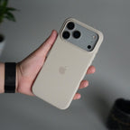 iPhone 17 Pro Max Liquid Silicone Case Cover (Beige)