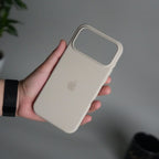 iPhone 17 Pro Max Liquid Silicone Case Cover (Beige)