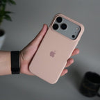 iPhone 17 Pro Max Liquid Silicone Case Cover (Blush Pink)