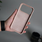iPhone 17 Pro Max Liquid Silicone Case Cover (Blush Pink)