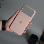 iPhone 17 Pro Max Liquid Silicone Case Cover (Blush Pink)
