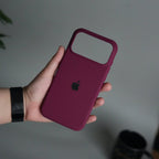 iPhone 17 Pro Max Liquid Silicone Case Cover (Plum)