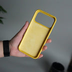 iPhone 17 Pro Max Liquid Silicone Case Cover (Yellow)