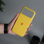iPhone 17 Pro Max Liquid Silicone Case Cover (Yellow)