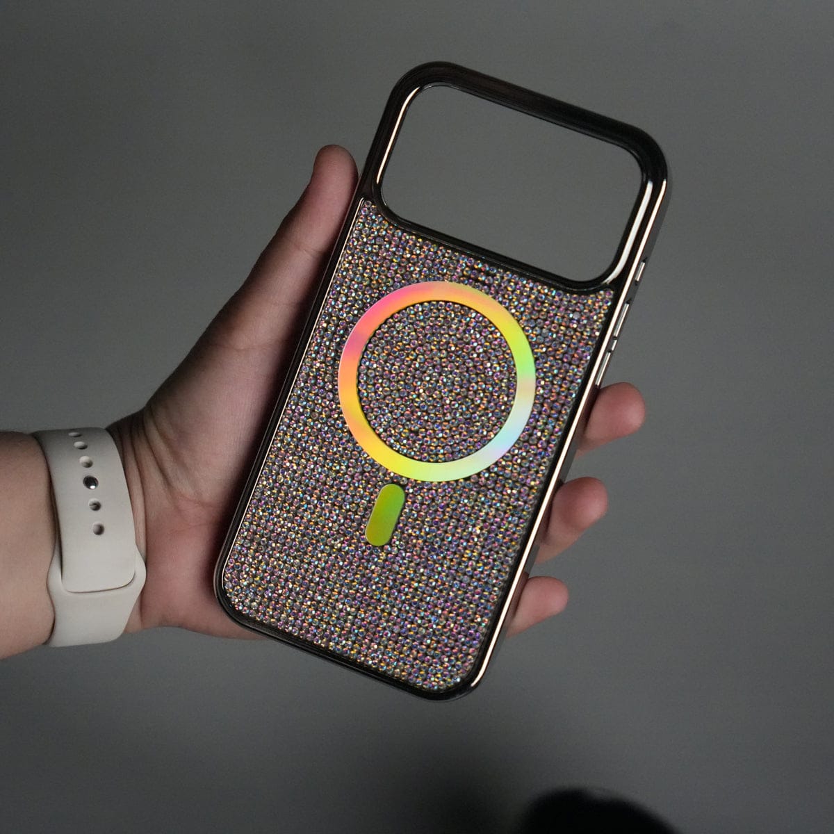 iPhone 17 Pro Max Luxury Diamond Case Cover