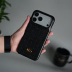 iPhone 17 Pro Max Luxury GG Fashion Leather Brand Case Cover
