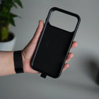 iPhone 17 Pro Max Luxury Leather MagSafe Case | Metal Ring Stand and Grip Holder Cover