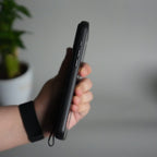 iPhone 17 Pro Max Luxury Leather MagSafe Case | Metal Ring Stand and Grip Holder Cover