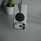 iPhone 17 Pro Max Luxury Leather MagSafe Case | Metal Ring Stand and Grip Holder Cover