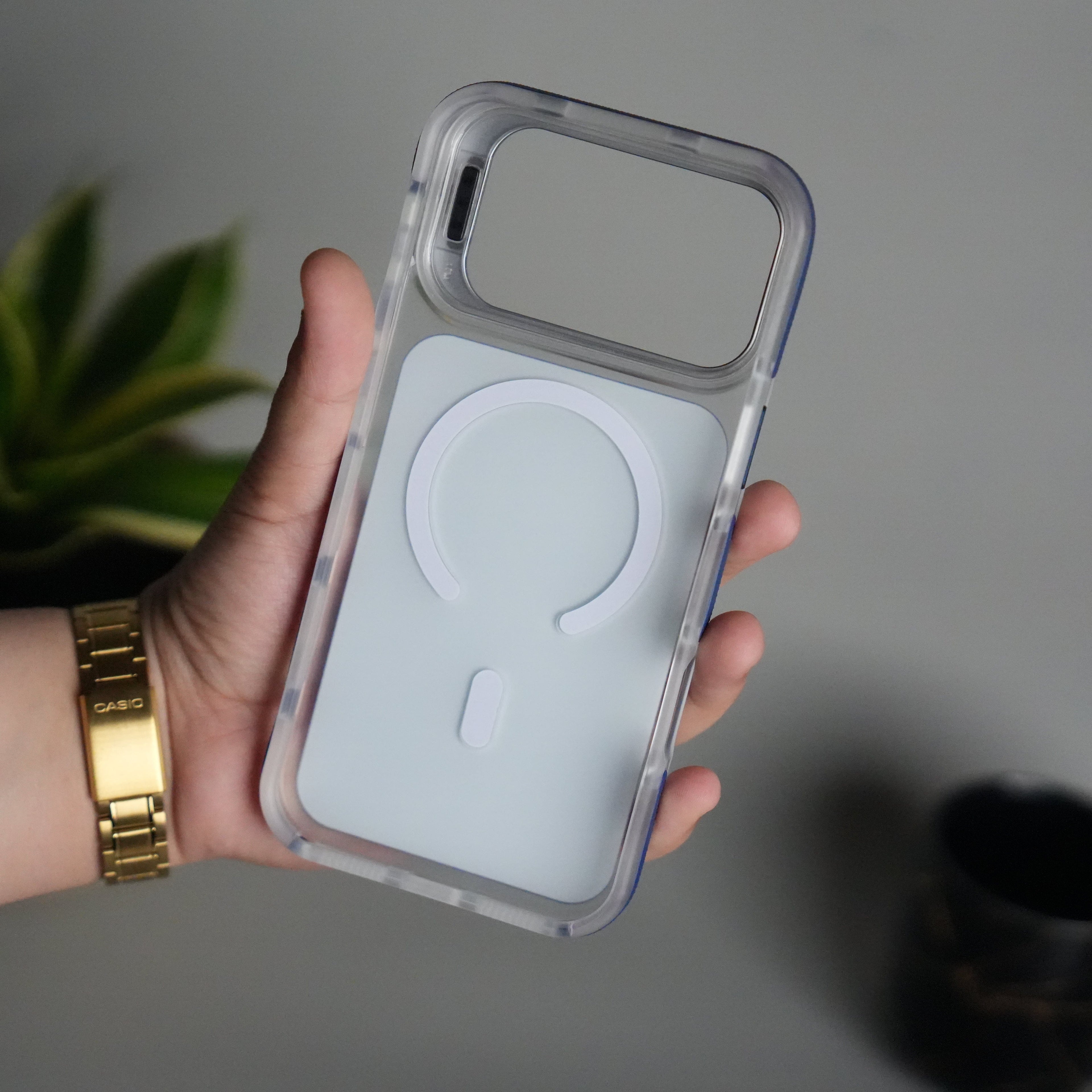 iPhone 17 Pro Max MagSafe Case with Metal Camera Stand | Slim & Shockproof Protection