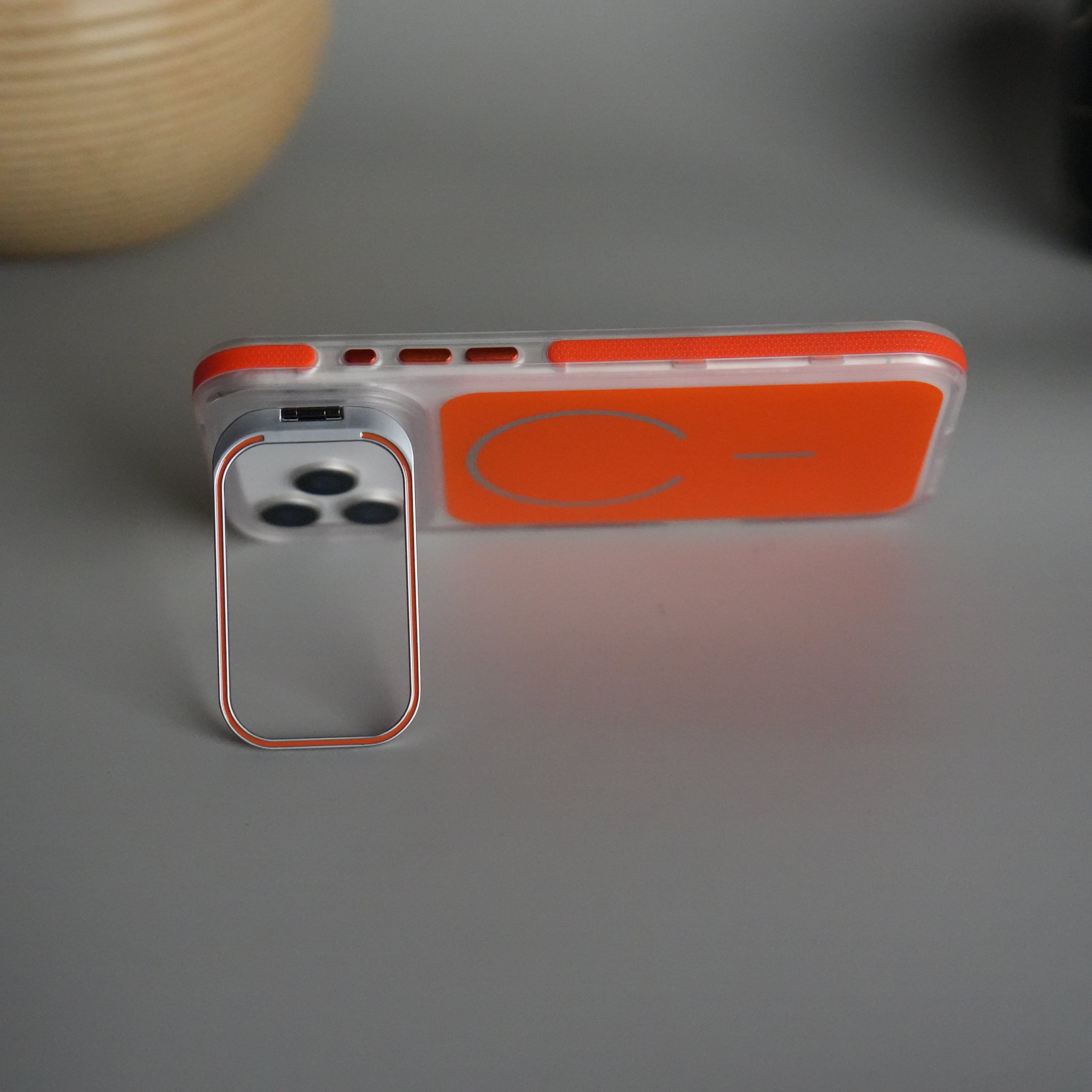 iPhone 17 Pro Max MagSafe Case with Metal Camera Stand | Slim & Shockproof Protection