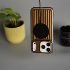 iPhone 17 Pro Max MagSafe Suitcase Design Case | Shiny Texture Back Cover