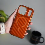 iPhone 17 Pro Max MagSafe Suitcase Design Case | Shiny Texture Back Cover