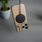 iPhone 17 Pro Max MagSafe Suitcase Design Case | Shockproof Ribbed Texture Back Cover
