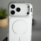 iPhone 17 Pro Max Matte Finish MagSafe Case with Ultra-Slim Metal Kickstand
