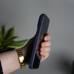 iPhone 17 Pro Max Matte Shockprof Case with Metal 360° Kickstand