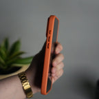 iPhone 17 Pro Max Matte Shockprof Case with Metal 360° Kickstand