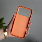 iPhone 17 Pro Max Matte Shockprof Case with Metal 360° Kickstand