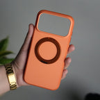 iPhone 17 Pro Max Matte Shockprof Case with Metal 360° Kickstand
