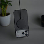 iPhone 17 Pro Max Metal Camera Ring Carbon Fiber Design MagSafe Cover