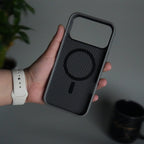 iPhone 17 Pro Max Metal Camera Ring Carbon Fiber Design MagSafe Cover