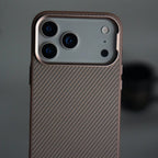 iPhone 17 Pro Max Metal Camera Ring Carbon Fiber Design MagSafe Cover