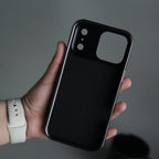iPhone 17 Pro Max Metallic Textured Leather MagSafe Ring Case Cover