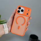 iPhone 17 Series Frosted Matte MagSafe Case | Anti-Fingerprint Translucent Back Cover