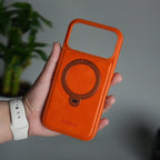 iPhone 17 Pro Max Premium PU Leather Kickstand Case | Luxury Shockproof Protective Back Cover