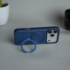 iPhone 17 Pro Max Premium PU Leather Kickstand Case | Luxury Shockproof Protective Back Cover