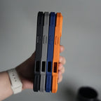 iPhone 17 Pro Max – Rugged Armor MagSafe Case with Metal Kickstand
