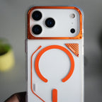 iPhone 17 Pro Max TechLine Transparent MagSafe Case with Metal Camera Bump Back Cover