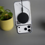 iPhone 17 Pro Max TechLine Transparent MagSafe Case with Metal Camera Bump Back Cover
