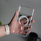 iPhone 17 Pro Max TechLine Transparent MagSafe Case with Metal Camera Bump Back Cover