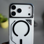 iPhone 17 Pro Max TechLine Transparent MagSafe Case with Metal Camera Bump Back Cover
