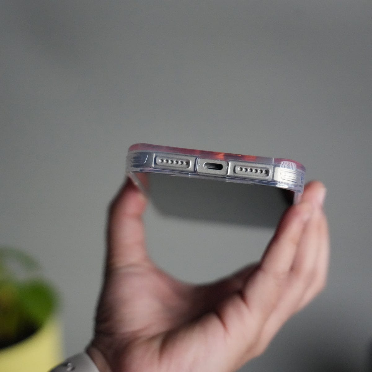 iPhone 17 Pro Max TechLine Transparent MagSafe Case with Metal Camera Bump Back Cover