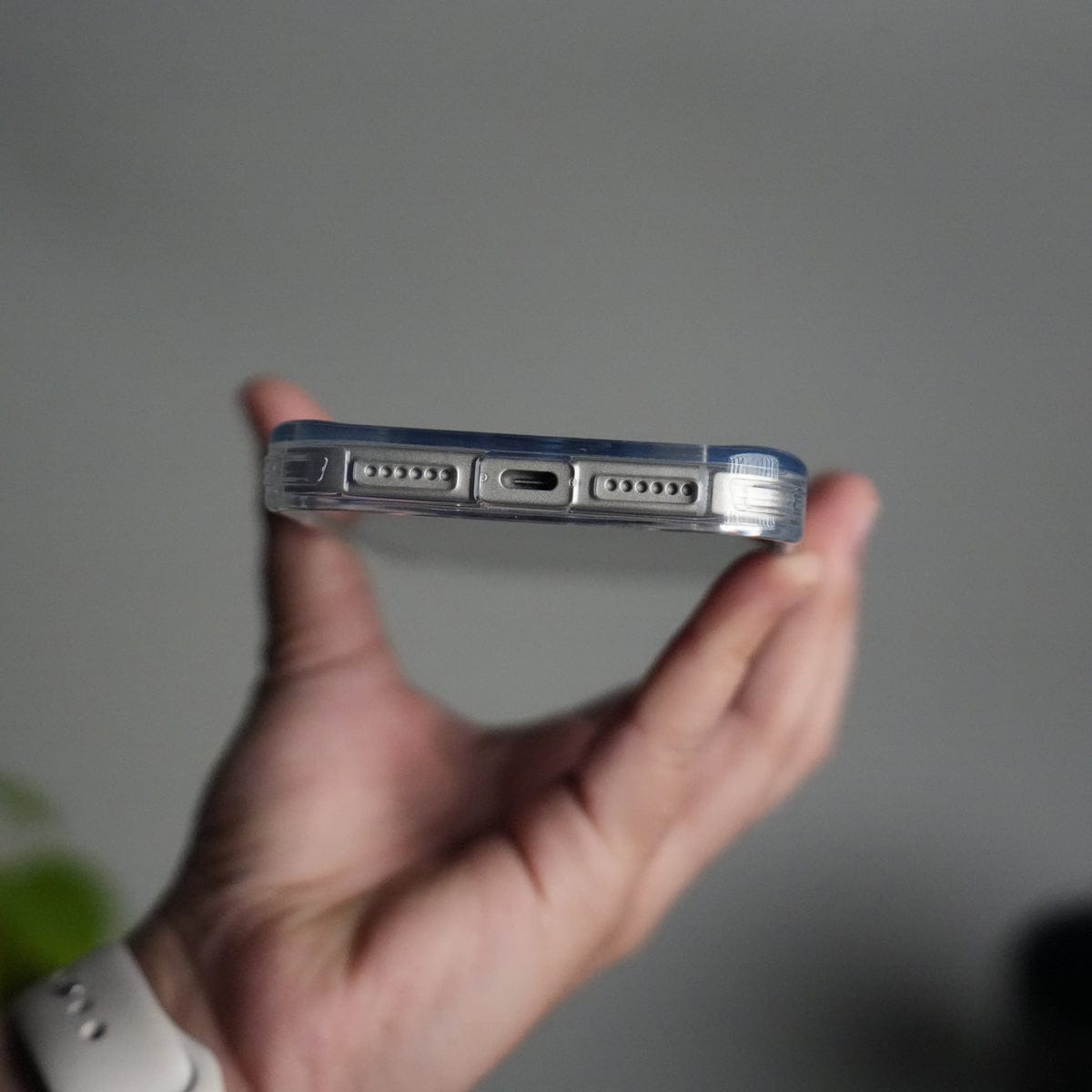 iPhone 17 Pro Max TechLine Transparent MagSafe Case with Metal Camera Bump Back Cover
