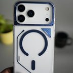 iPhone 17 Pro Max TechLine Transparent MagSafe Case with Metal Camera Bump Back Cover