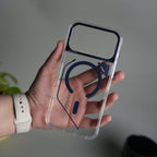 iPhone 17 Pro Max TechLine Transparent MagSafe Case with Metal Camera Bump Back Cover