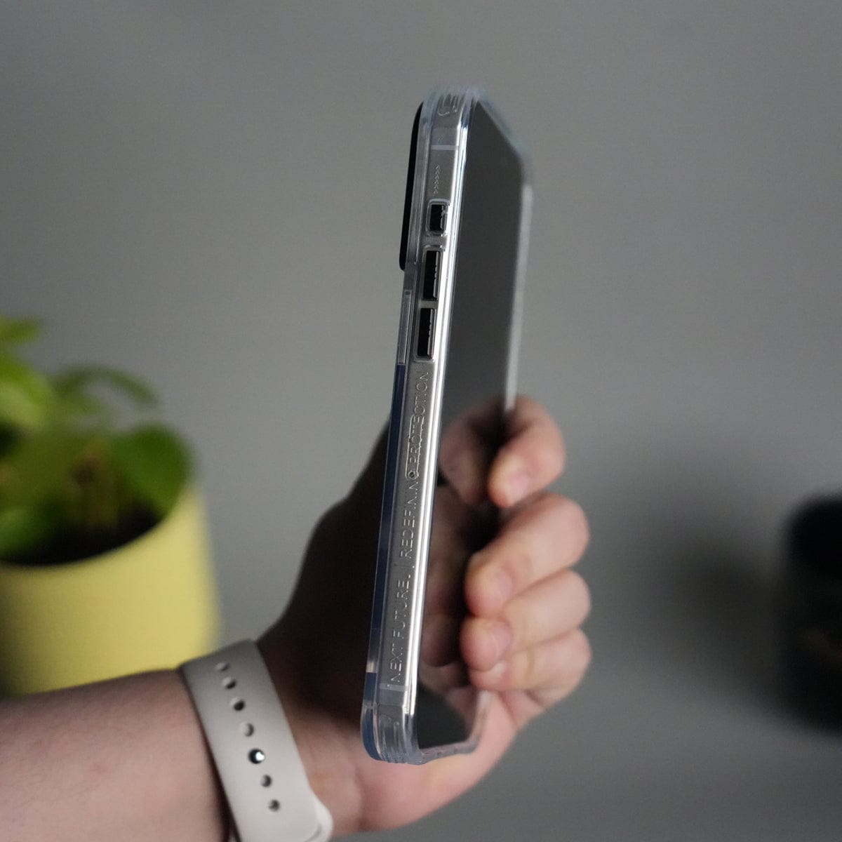 iPhone 17 Pro Max TechLine Transparent MagSafe Case with Metal Camera Bump Back Cover